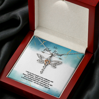 Load image into Gallery viewer, Dragonfly Necklace for BFF | Your Forever Supporter
