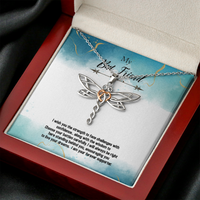 Load image into Gallery viewer, Dragonfly Necklace for BFF | Your Forever Supporter

