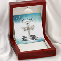Load image into Gallery viewer, Dragonfly Necklace for BFF | Your Forever Supporter
