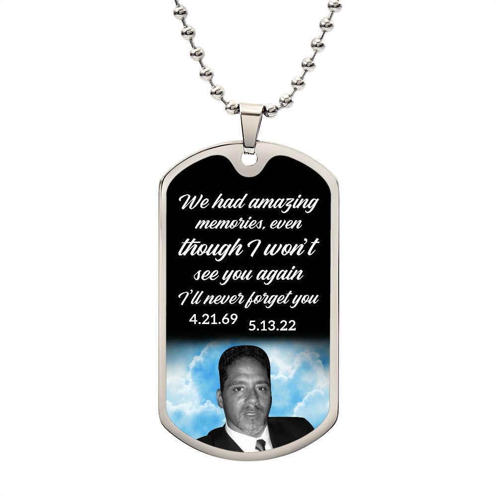 Amazing Memories Dog Tag