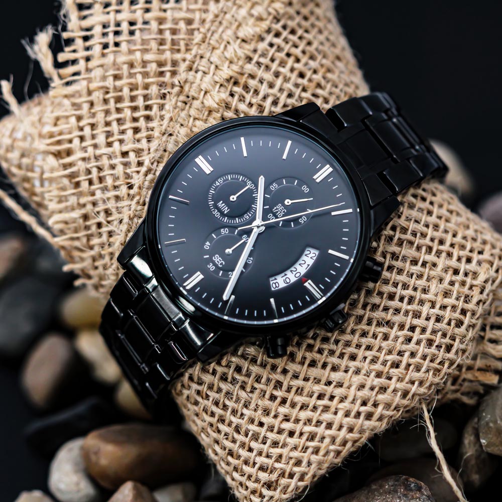 A Bond That Can't Be Broken-Gift To Grandson From Grandma-Engraved Watch