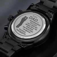Load image into Gallery viewer, To My Dad | Missing You | Gift to Dad From Daughter | Engraved Watch
