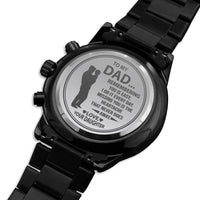 Load image into Gallery viewer, To My Dad | Missing You | Gift to Dad From Daughter | Engraved Watch
