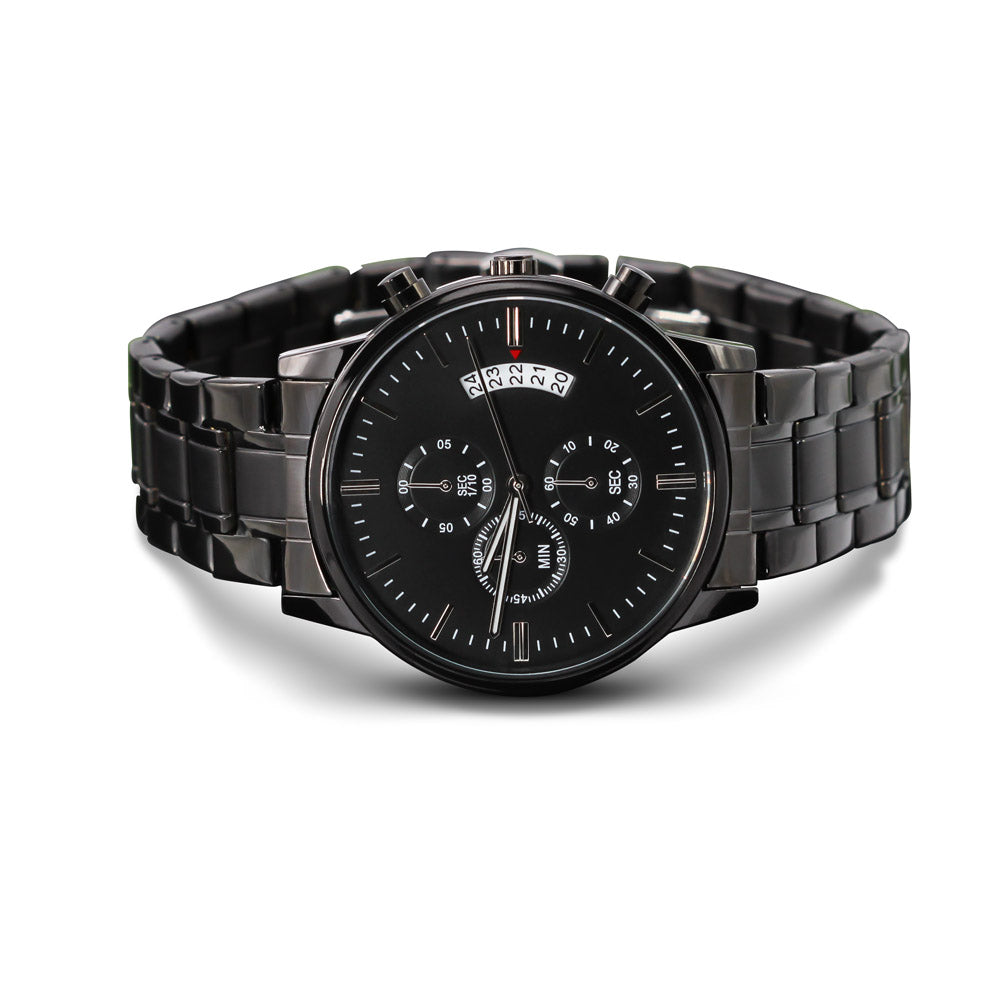 A Bond That Can't Be Broken-Gift To Grandson From Grandma-Engraved Watch