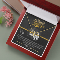 Load image into Gallery viewer, Solid Gold Hearts Necklace | Gift For Wife | You Changed My Life
