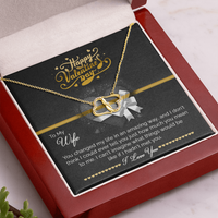 Load image into Gallery viewer, Solid Gold Hearts Necklace | Gift For Wife | You Changed My Life
