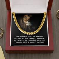 Load image into Gallery viewer, Life&#39;s Hardest Battles | Cuban Link Chain
