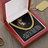 Load image into Gallery viewer, Life&#39;s Hardest Battles | Cuban Link Chain
