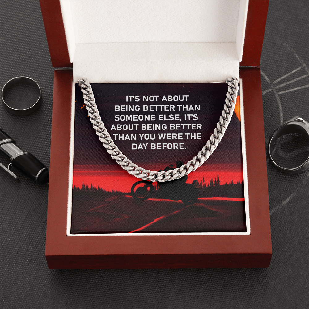 Link Chain-Better Than You Were-Gift for Him
