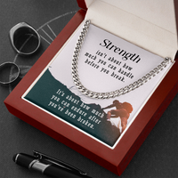 Load image into Gallery viewer, Gift For Him, You Can Endure | Cuban Link Chain
