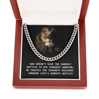 Load image into Gallery viewer, Life&#39;s Hardest Battles | Cuban Link Chain
