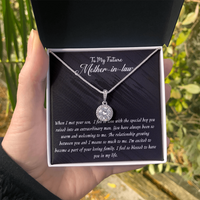 Load image into Gallery viewer, Future Mother-in-Law, Eternal Hope Necklace, blessed to have you- Wedding party gift
