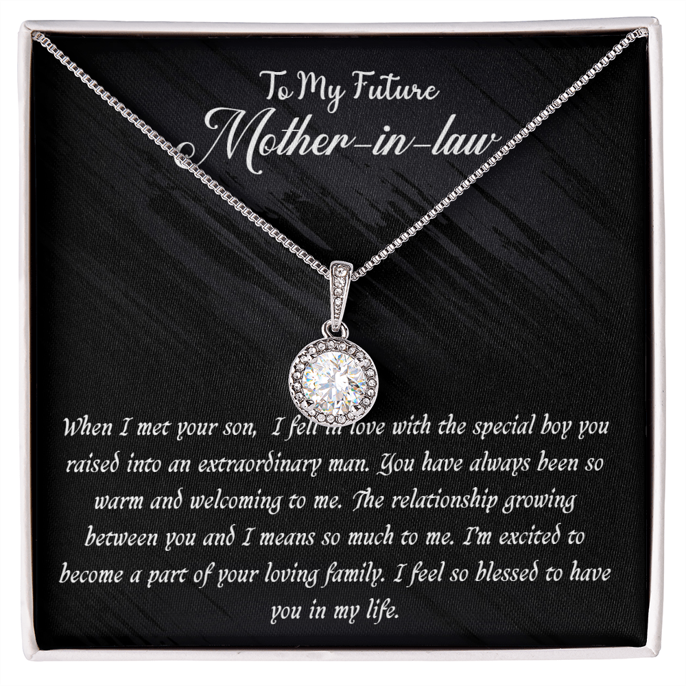 Future Mother-in-Law, Eternal Hope Necklace, blessed to have you- Wedding party gift
