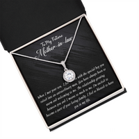 Load image into Gallery viewer, Future Mother-in-Law, Eternal Hope Necklace, blessed to have you- Wedding party gift
