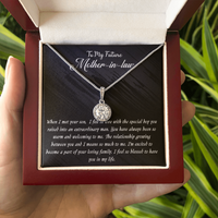 Load image into Gallery viewer, Future Mother-in-Law, Eternal Hope Necklace, blessed to have you- Wedding party gift

