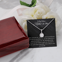 Load image into Gallery viewer, Future Mother-in-Law, Eternal Hope Necklace, blessed to have you- Wedding party gift
