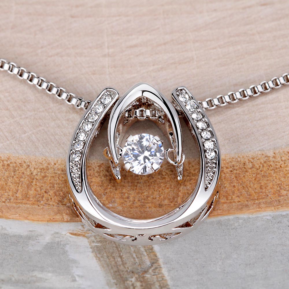 Bonus Daughter - I Will Always Be There - Horseshoe Necklace