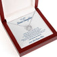 Bonus Daughter - I Will Always Be There - Horseshoe Necklace