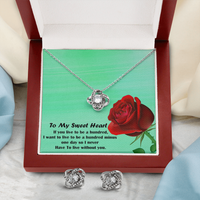 Load image into Gallery viewer, If You Live to Be a Hundred, I Want to Live to Be a Hundred Minus One Day So I Never  Have to Live Without You
