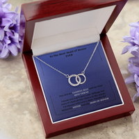 Load image into Gallery viewer, Interlocking Rings Necklace Gift for Maid of Honor, Perfect Pair Necklace
