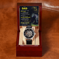 Load image into Gallery viewer, Men&#39;s Openwork Watch-To my Dad from Daughter
