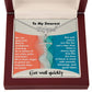 Faith Cross Necklace-My Dearest Friend-Get Well Quickly