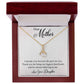 Eternal Love Ribbon Pendant Necklace - Mother From Daughter - Biggest Cheerleader