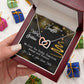 Interlocking Heart Necklace - Daughter - Today, Tomorrow, Always
