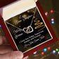 Bonus Daughter - Merry Christmas - Interlocking Hearts