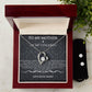 Forever Love Heart Necklace & CZ earrings Gift for The Mother of My Children