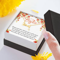 Load image into Gallery viewer, To My Bestie Heart Necklace-Message Card Jewelry
