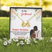 Load image into Gallery viewer, Happy Birthday To The Most Supportive Girlfriend Ever! Thank You For Always Being Right There By My Side!
