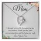White Gold Forever Love Necklace - Eternal Love Collection - Gift for Mom