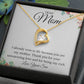 White Gold Forever Love Necklace - Eternal Love Collection - Gift for Mom