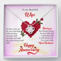 Load image into Gallery viewer, To My Beautiful Wife, I Will Promise That I Will Always Be By Yours Side
