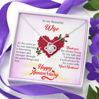 Load image into Gallery viewer, To My Beautiful Wife, I Will Promise That I Will Always Be By Yours Side
