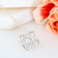 Load image into Gallery viewer, My Best Friend-My Soulmate-Gift For Wife-The Love Knot Necklace
