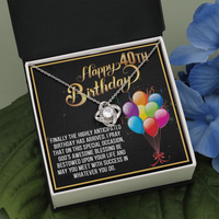 Load image into Gallery viewer, Happy 40th Birthday Love Knot Necklace
