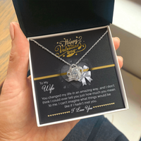 Load image into Gallery viewer, Love Knot Necklace | Valentine Gift for Wife
