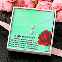 Load image into Gallery viewer, Our Story Will Be One of the Most Beautiful Chapters-Ribbon Shaped Necklace for Sweetheart
