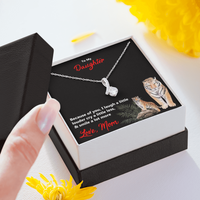 Load image into Gallery viewer, Necklace Gift-Because Of You, I Laugh A Little Louder, Cry A Little Less And Smile A Lot More
