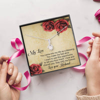Load image into Gallery viewer, My Love You Make Me Feel Alive | From Husband | Dainty Crystal Necklace | Alluring Beauty necklace | Gift for Wife |
