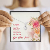 Load image into Gallery viewer, Be Still and Know That I Am God. Dainty Necklace Pendant
