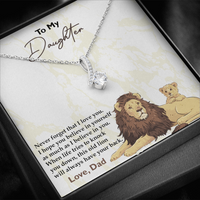 Load image into Gallery viewer, Never Forget That I Love You-Necklace Gift-From Dad to Daughter
