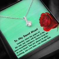 Load image into Gallery viewer, Our Story Will Be One of the Most Beautiful Chapters-Ribbon Shaped Necklace for Sweetheart
