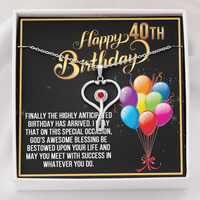 Load image into Gallery viewer, Happy 40th Birthday | Stethoscope Necklace
