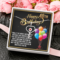 Load image into Gallery viewer, Happy 40th Birthday | Stethoscope Necklace
