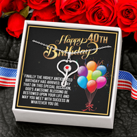 Load image into Gallery viewer, Happy 40th Birthday | Stethoscope Necklace
