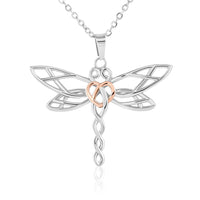 Load image into Gallery viewer, Dragonfly Necklace for BFF | Your Forever Supporter

