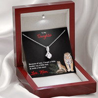 Load image into Gallery viewer, Necklace Gift-Because Of You, I Laugh A Little Louder, Cry A Little Less And Smile A Lot More
